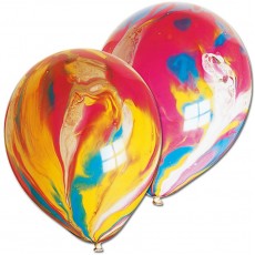 Balloons - Marble x 6